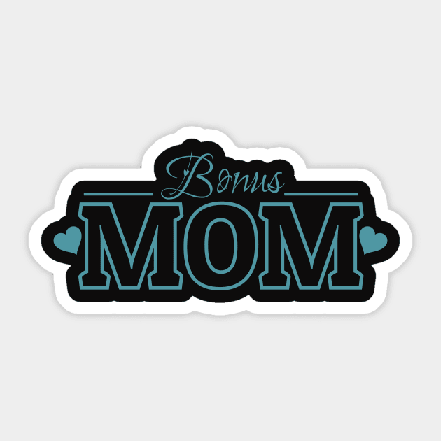 Heart Bonus Mom Sticker by Red Squirrel